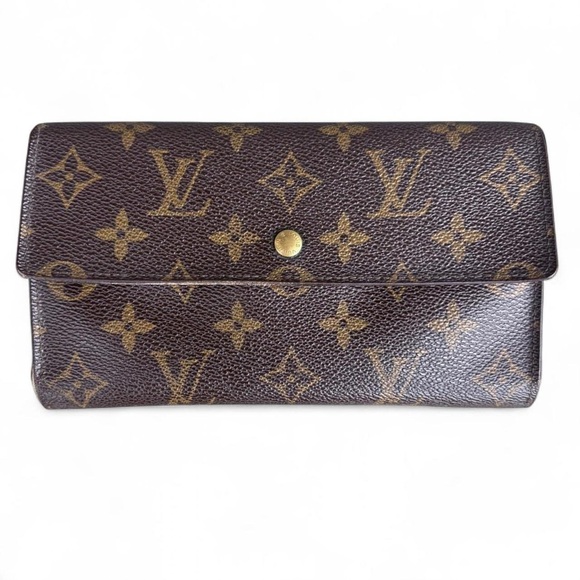 Authentic Vintage Louis Vuitton Porte TresorInternational Trifold Long Wallet
